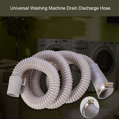 #ad Washer Drain Discharge Hose Universal Anti deformation Washing Machine Pipe Home $13.45
