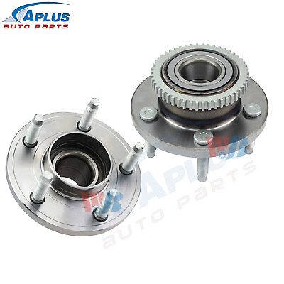#ad Pair Front Wheel Hub Bearing For 2005 2009 2010 2011 2012 2013 2014 Ford Mustang $50.99