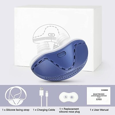 #ad Electric Noise Anti Snoring Update Device Sleep Apnea Stop Snore Aid Stopper $14.38