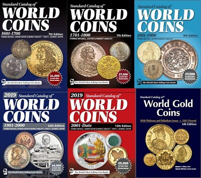 #ad Digital books. Lot Set Konvolut Standard Catalogs of World Coins 6 issues $8.99