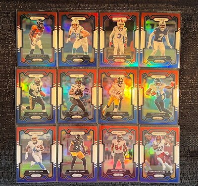#ad 2023 Prizm Football RED WHITE amp; BLUE RWB Complete Your Set You Pick Card #1 400 $1.25
