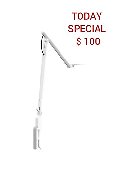#ad Humanscale Nova Task Light Nova Task Light Extended Arms Clamp Base White $140.00