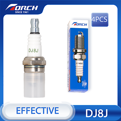 #ad 4pcs TORCH DJ8J Spark Plug Replace for BOSCH HS8E WAK145T3 for DENSO T20M U $14.24