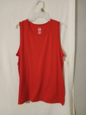 #ad Wonder Nation Big Boys Sleeveless Red Husky Tank Tops Shirts Size XL 14 16 $2.99