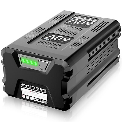 #ad 9 Ah For Greenworks Pro Lithium ion Battery LB60A01 LB60A02 LB60A03 60V Max Tool $175.99