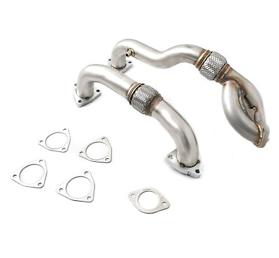 #ad Rudy#x27;s Heavy Duty Up Pipes with Gaskets For 08 10 Ford 6.4L Powerstroke Diesel $189.95