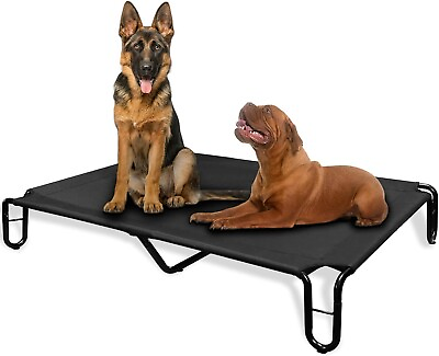 #ad Outdoor Elevated Dog Bed Cooling Raised Dog Cot Bed for Large Dogs Pet Bed Water $40.81