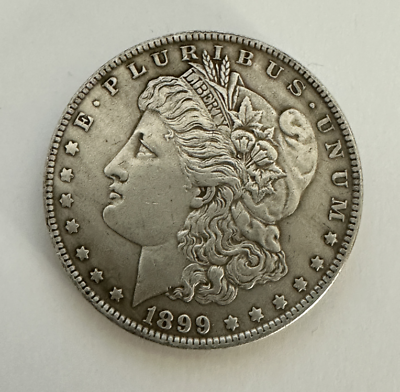 #ad Hot！1899 Morgan Dollar 90% Silver $1 US Coin ！ $37.96