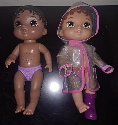 #ad 2018 Baby Alive Lil Sounds Doll Interactive Brown Lot 11quot; 12quot; Tested 1 Works $24.99