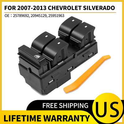 #ad Power Master Window Switch for Chevrolet Silverado GMC Sierra 07 13 Driver Side $16.66
