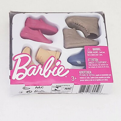 #ad Barbie Ken Shoes 4 pairs Fashion Clothes $8.99