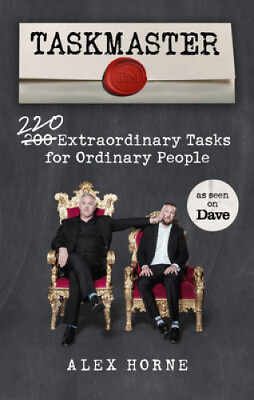 #ad Taskmaster: 220 Extraordinary Tasks for Ordinary People by Alex Horne $24.90
