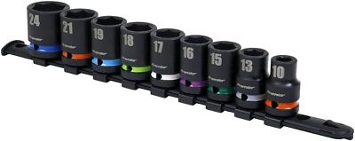 #ad Sealey Premier Socket Set Metric 10 24mm 9pc 1 2quot; Drive Impact 6 Point GBP 39.60
