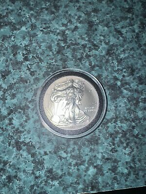 #ad 2013 1 Troy oz American Silver Eagle Dollar Uncirculated Bullion In Capsule $35.00