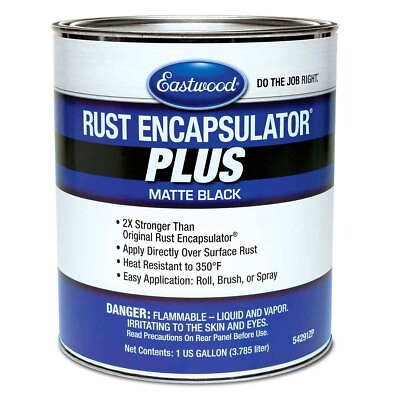 #ad Eastwood Matte Black Rust Encapsulator Plus 1 Gallon Long Lasting Heat Resistant $199.99