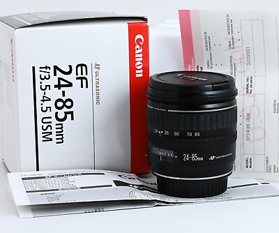 #ad CANON EF 24 85mm f3.5 4.5 Full Frame FX ZOOM Lens Rarely Used USA . $139.00