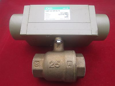 #ad CKD CHBF X2 25 0L S Air Operated Ball Valve $459.98