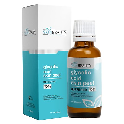 #ad GLYCOLIC ACID BUFFERED Skin Face Chemical Peel 35% 50% 70% Acne Wrinkles Pores $22.00