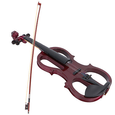 #ad #ad Electronic Violin Set 4 4 Electric Kit With Tuner Bow String Box AU‑03 HR6 $243.08
