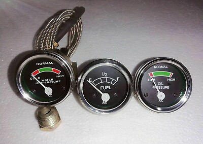 #ad Ford Tractor 600700800900180020004000 Series TempOil Fuel Gauge Kit $27.90