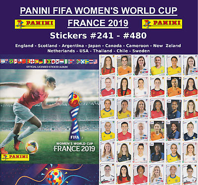 #ad PANINI WOMEN#x27;S WORLD CUP FRANCE 2019 STICKERS #241 #480 $1.55