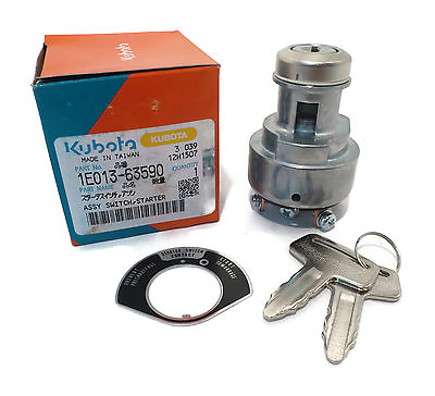 #ad Kubota Starter Switch Assembly with Keys V2607 DI T V3300 V3300 DI V3300 DI T $86.99