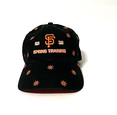 #ad Womens Black San Francisco Giants Spring Training MLB Baseball Adjustable Hat $19.90