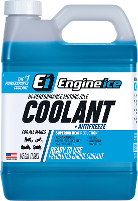 #ad ENGINE ICE 1 2 GAL High Performance Coolant Non Toxic Biodegradable $36.99