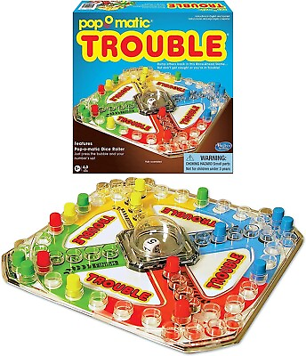 #ad Pop O Matic Trouble Board Game Family Game Night Kids Adults Original Classic $19.90