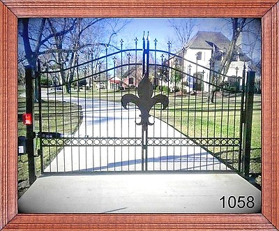 On Sale #1058 Driveway Gate 12ft WD Steel DS Fence Handrails Yard Residential #ad $1675.00