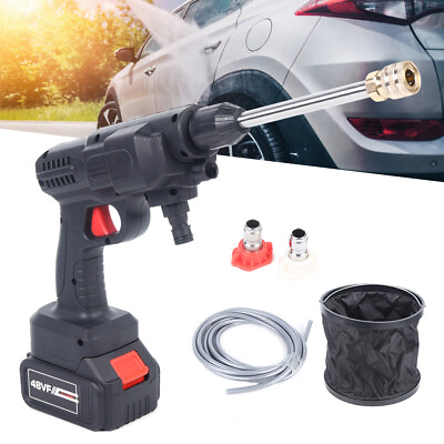 #ad Car Wash Pressure Water Cleaning Machine Cordless High Pressure Spray Gun Tool $47.50