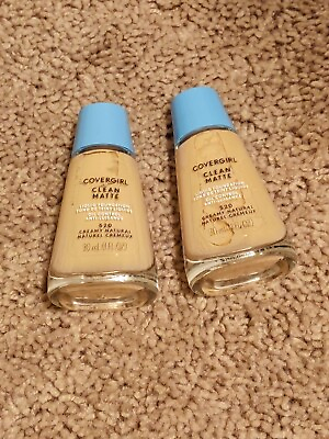 #ad Lot Of 2 Covergirl Clean Oil Control Liquid Foundation #520 Creamy Natural $14.95