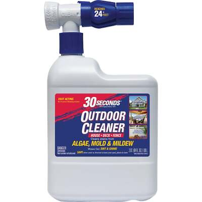 #ad 30 seconds Outdoor Cleaner 64 Oz. Ready To Spray Hose End Algae Mold amp; Mildew $20.45