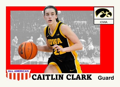 #ad Caitlin Clark Rookie Card Cracker Jack Iowa Hawkeyes Indiana Fever WNBA #1 Pick $8.95