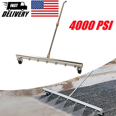 #ad #ad 60cm Pressure Power Washer Undercarriage Surface Cleaner 4000 PSI Water Broom $58.98