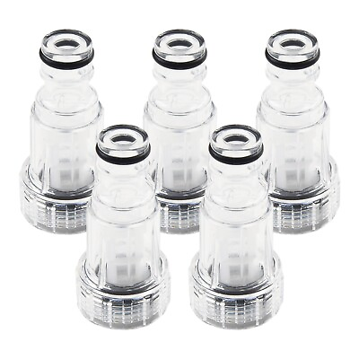 #ad #ad Pressure washer Water Inlet Filter Transparent plastic 5pcs Accessories $10.75