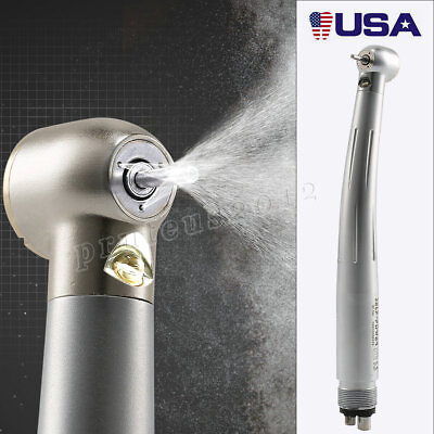 #ad #ad NSK Style Dental Fiber Optic LED E generator High Speed Handpiece Turbine 4 HOLE $23.99