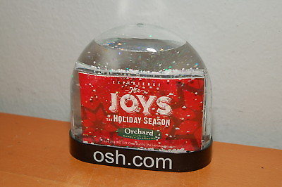 #ad Orchard Supply Hardware OSH Employee Gifts Swag Holiday Photo Snow globe $13.79