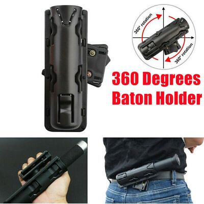 #ad Baton Holder Expandable Plastic Swivelling Pouch Baton Case Telescopic Holster $10.99