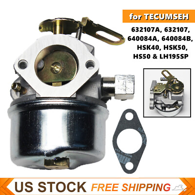 #ad Carburetor for CRAFTSMAN TECUMSEH SEARS 632107A 632107 640084A 640084B HSK40 $11.49