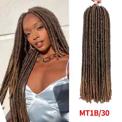 #ad New Straight Hair Extensions Braid Wick for Women Pre looped Synthetic Braids $114.84