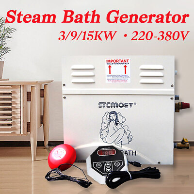 #ad 15KW Sauna Steam Generator Steam Bath SPA Shower Bathroom 220V 380V 50 60HZ $229.00