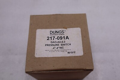 #ad DUNGS GAO A4 4 3 GAS PRESSURE SWITCH STOCK #3444 $96.00
