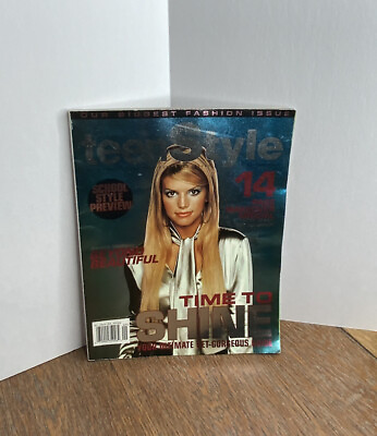 #ad Teen Style Magazine Jessica Simpson Cover Rare Vintage Issue September 2000 Y2K $39.10