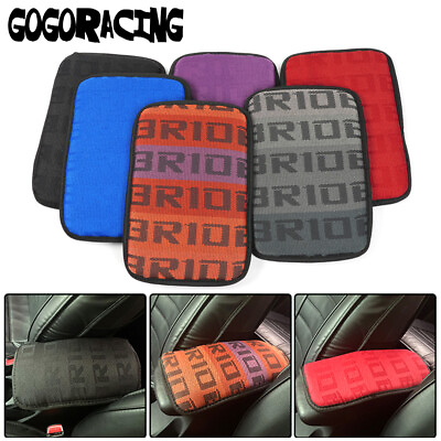#ad Hyper Fabric Bride Racing Car Center Armrest Cushion Mat Box Pad Cover Protector $9.99