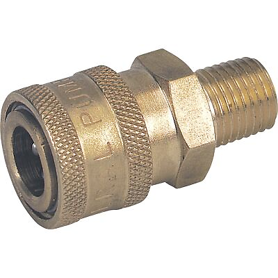 #ad NorthStar Pressure Washer Quick Coupler 1 4in Male 3000 PSI Brass $15.99