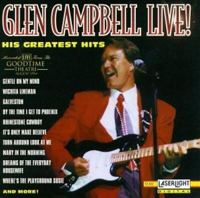 #ad Glen Campbell Live His Greatest Hits CD $6.23