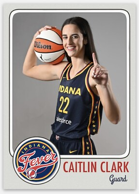 #ad Caitlin Clark Custom Indiana Fever Card Limited Edition $8.00