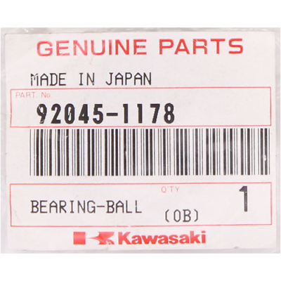 #ad Genuine Kawasaki Bearing Ball Part Number 92045 1178 $12.99
