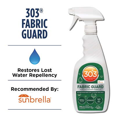 #ad 303 Fabric Guard Restores Water and Stain Repellency Safe For All Fabrics $27.00